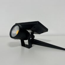 Solárna zapichovací černá LED lampa 2W IP65
